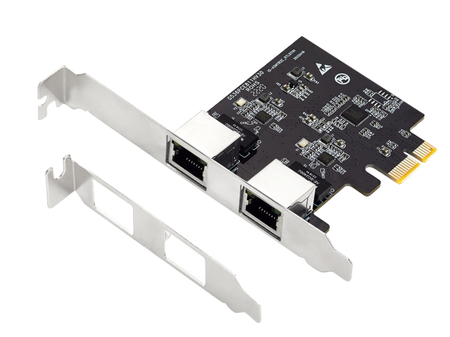 PCIe to Dual Gigabit Ethernet Controller Card,IO-PCE8111H-2GLAN