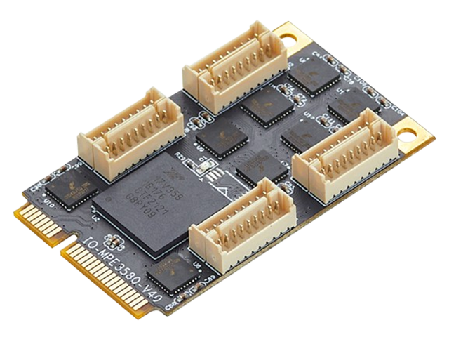 MINI PCIe to 8 Ports RS232 Card,IO-MPE358C-8S