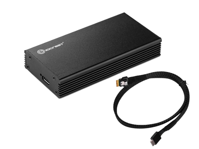 Oculink(SFF-8612) to M.2 Port Adapter Card for PCIe SSD,IO-ADA86122