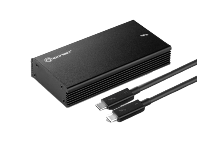 Thunderbolt 3 to M.2(NVMe) PCIe(M-key) SSD Enclosure,IO-ADATB3M2-SSD