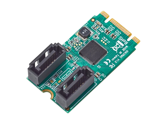 M.2(PCIe) to 2 Port SATA 6G RAID Adapter ,IO-M2F1062R-2IR