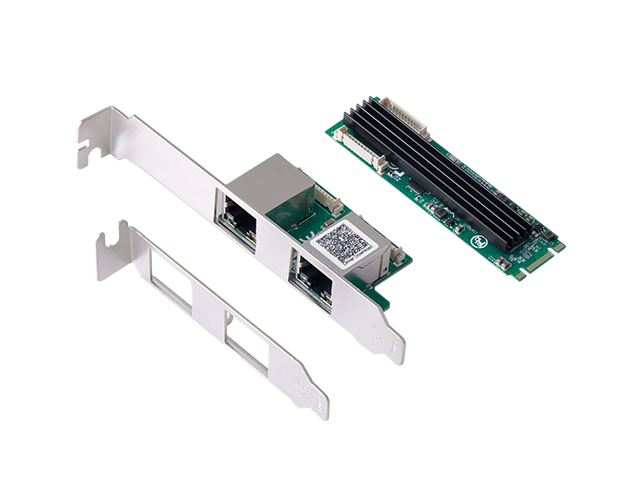 Lekuo M.2 to Dual 10/100/1000M/2.5G Ethernet Card