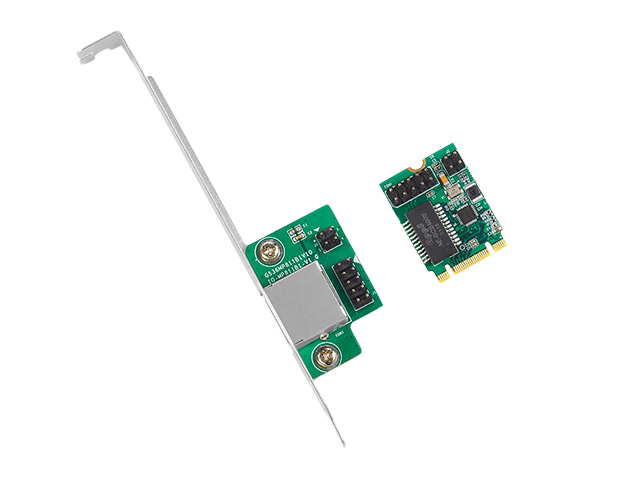 M.2(B+M Key) to 10 /100/1000M Ethernet Card，IO-MBF8111H-GLAN
