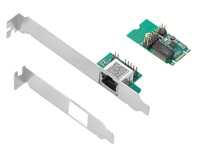 M.2(B+M Key) to 10 /100/1000M Ethernet Card，IO-MBF8111L-GLAN