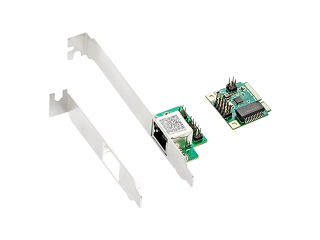 MiniPCIe to Gigabit Ethernet Controller Card,IO-MPE811H-GLAN