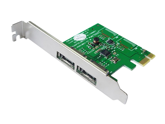 PCIe to 2 port External eSATA6Gbps Ports Controller Card,IO-PCE1061-2E