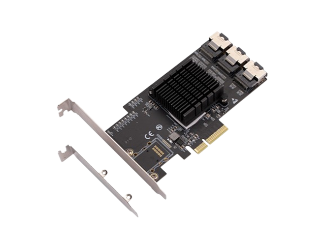 PCIe3.0 x4 to 12 Port SATA 6G Card,IO-PCE1166-12I