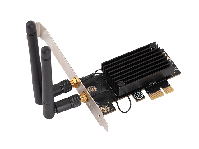 PCIe to Wireless 802.11ax WIFI6 and Bluetooth5.0 Network Card,IO-PCE200-WB
