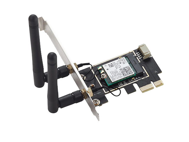 PCIe Network card with Wireless 802.11BE WIFI7 and Bluetooth 5.4,IO-PCE200-WB7
