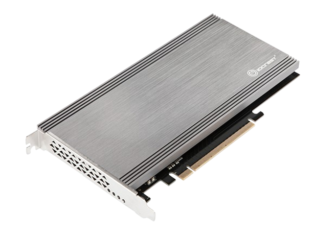 PCIe3.1X16 to 2XM.2 Adapter card,IO-PCE2824-TM2