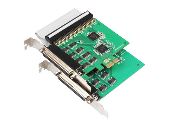 PCIe to 16 Ports RS232 Serial Controller Card with Fan out Cable,IO-PCE358-16S