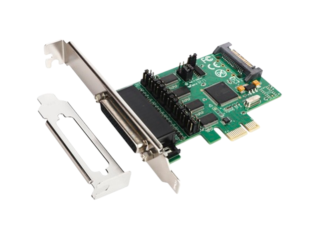PCIe to 4 Ports RS-232 Serial Card with TTL port,IO-PCE384T-PR4S