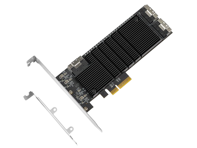 PCIe Gen3x4 to 24 Port SATA 6G Card,IO-PCE5824-24I