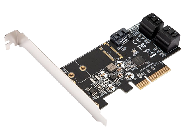 PCIe3.0 to 5 SATA 6Gb/s Card,IO-PCE585-5I