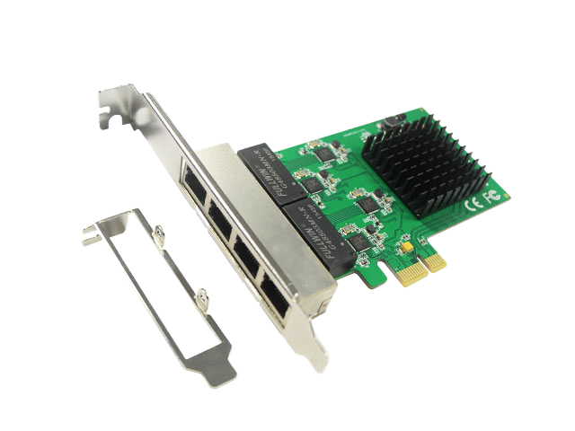 PCIe to 4 Ports Gigabit Card,IO-PCE8111-4GLAN