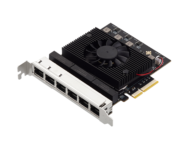 PCIe to 6 Ports 10/100/1000M/2.5G Ethernet Card,IO-PCE8125B-6GLAN