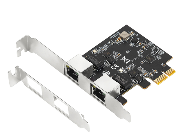 PCIe to 2 Ports 2.5G Ethernet Card,IO-PCE8125E-2GLAN