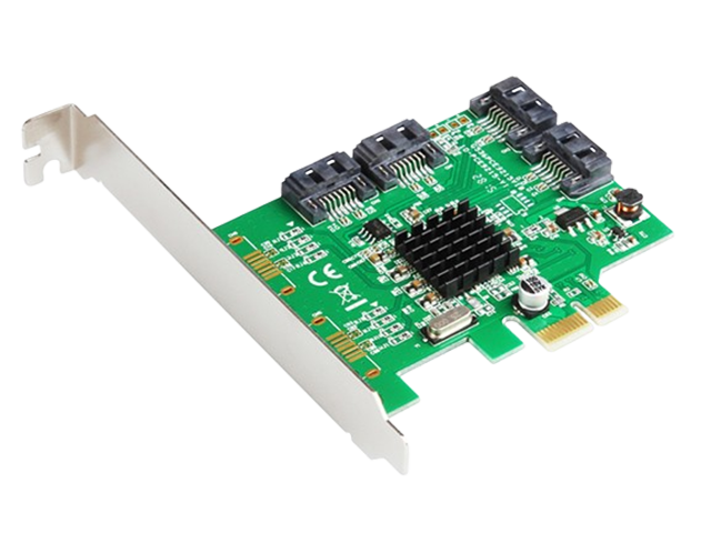 PCIe to 4-port SATA6g Controller Card,IO-PCE9215-4I
