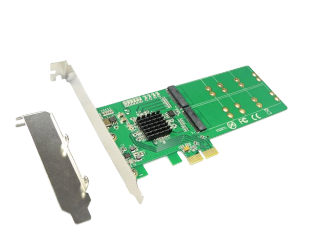 PCIe to 4 x NGFF M.2 Key-B adapter card ,IO-PCE9235-4NI