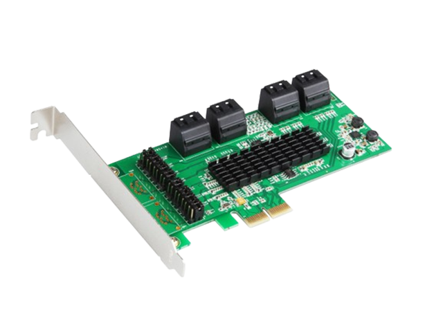 PCIe to 8 Port Internal SATA6G Card，IO-PCE9705-8I