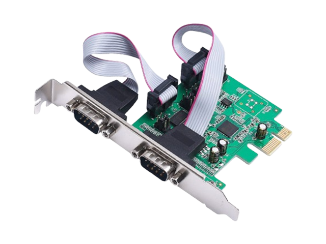 PCIe to 2 Ports RS-232 Serial Controller Card,IO-PCE99100-2S