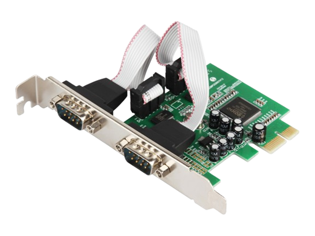 PCIe to 2 port Industrial Rs-232 Serial Multi-serial Card,IO-PCE9922-2S
