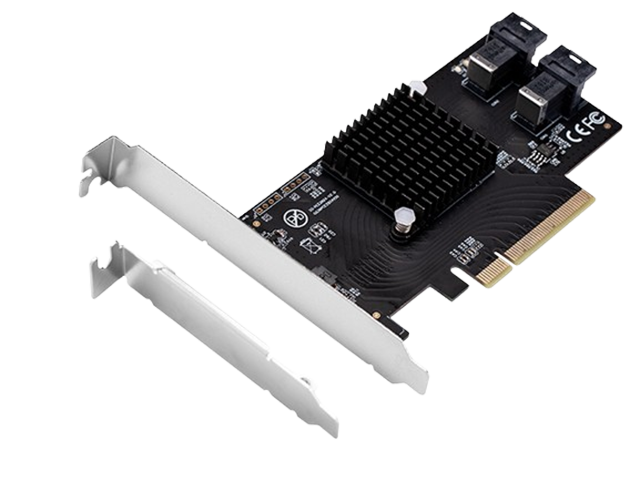 PCIe3.1X8 to 2XU.2(SFF-8643) card ,IO-PEX40151