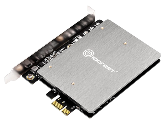 PCIe3.0 x1 to 2 M.2(SATA) Port Card,IO-PEX40153