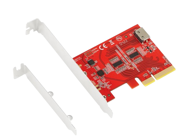 PCIe Gen4 with ReDriver to Oculink (SFF-8612) Adapter,IO-PEX86122