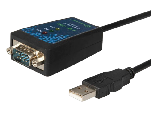 USB 2.0 to Serial Converter,FTDI,1M,IO-USB2310-01