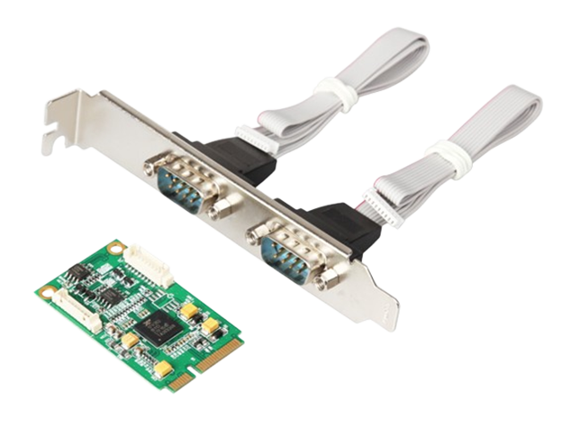 Mini PCIe to 2 port RS422/485  card,IO-mPCE352A-2S