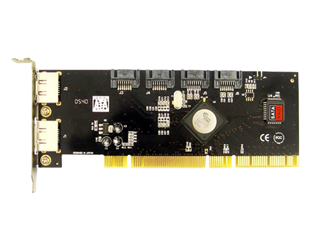 PCI-X SATA II+ESATA Raid Card(2-Ext,2-Int.Ports),MM-SA3124-2E2R