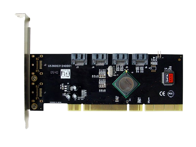 4 Channels PCI-X Serial ATA II Host Raid Controller Card PCI 4SATA Raid Card,MM-SA3124-4IR